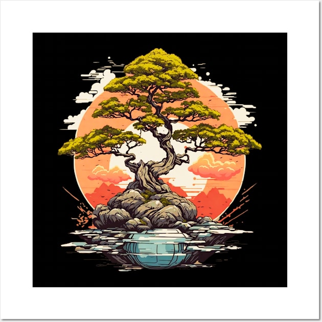 Bonsai Tree Wall Art by Trip Tank